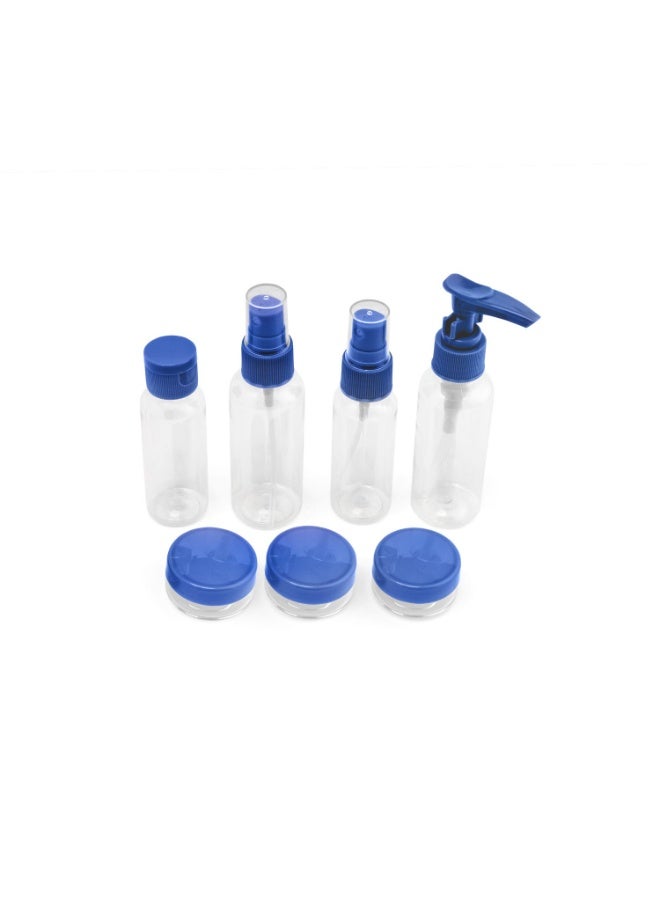 zoba Luxury 6-Piece Refillable Travel Bottle Set for Lotion, Shampoo, Shower Gel, Empty Container for Liquid Cosmetics Filling Tool - Image 3