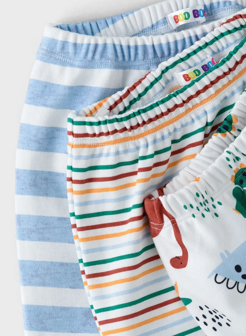 Boo Boo Kids 3 Pack Assorted Leggings
