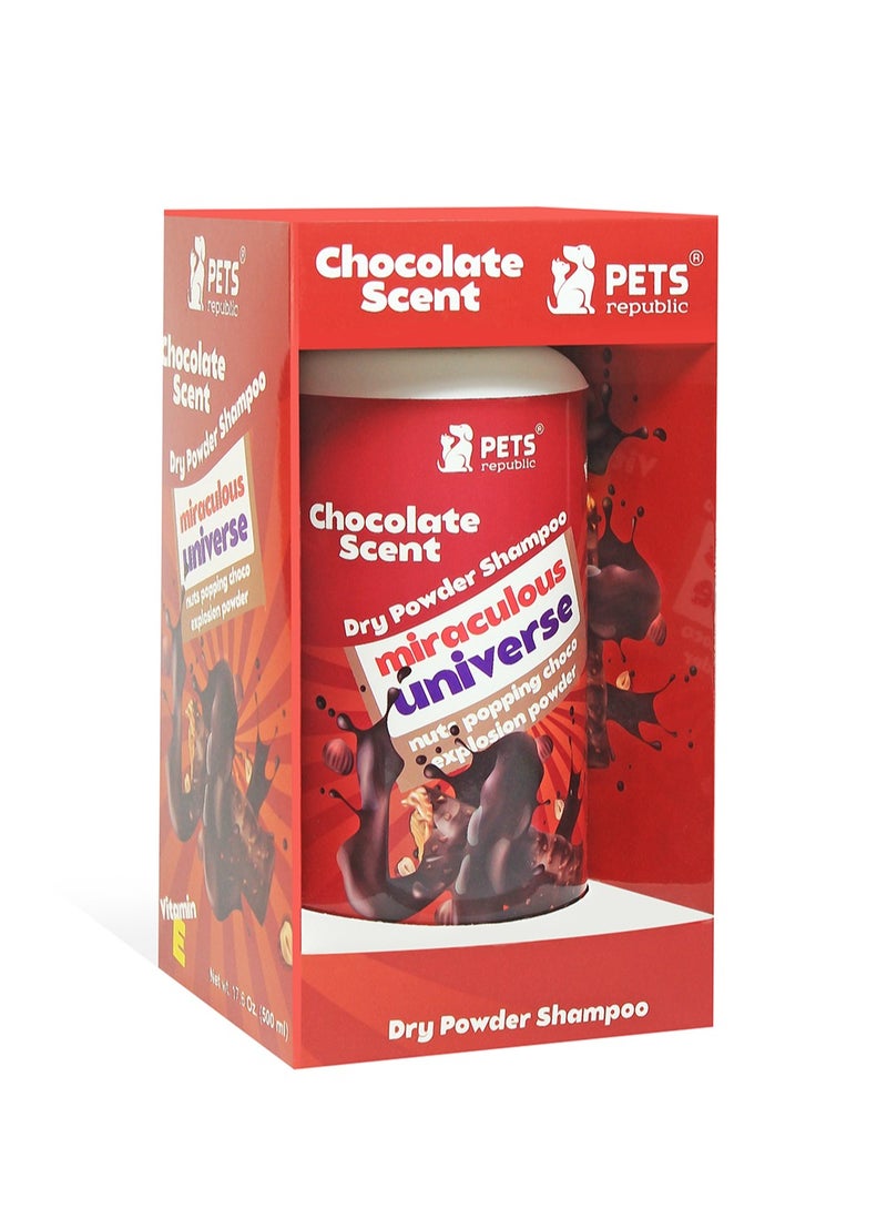 Pets Republic Dry Powder Shampoo chocolate Scents 500g