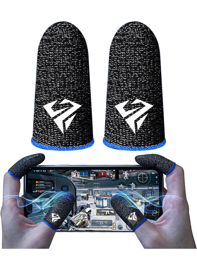 Depend High Quality Gaming Finger Sleeves For Mobile Gaming Super Highly Sensitive WASP Feelers Smooth Operation Sweat Absorbing Odorless Breathable Seamless Finger Sleeve For PUBG And Much Other Games Play  - Image 1