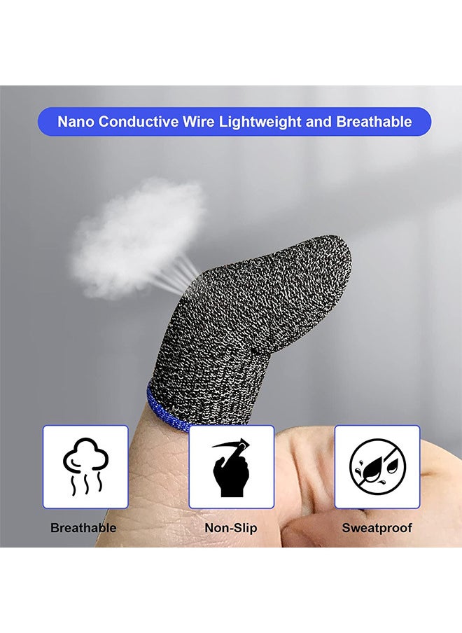Depend High Quality Gaming Finger Sleeves For Mobile Gaming Super Highly Sensitive WASP Feelers Smooth Operation Sweat Absorbing Odorless Breathable Seamless Finger Sleeve For PUBG And Much Other Games Play  - Image 4