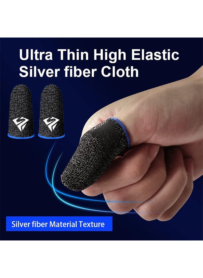 Depend High Quality Gaming Finger Sleeves For Mobile Gaming Super Highly Sensitive WASP Feelers Smooth Operation Sweat Absorbing Odorless Breathable Seamless Finger Sleeve For PUBG And Much Other Games Play  - Image 3