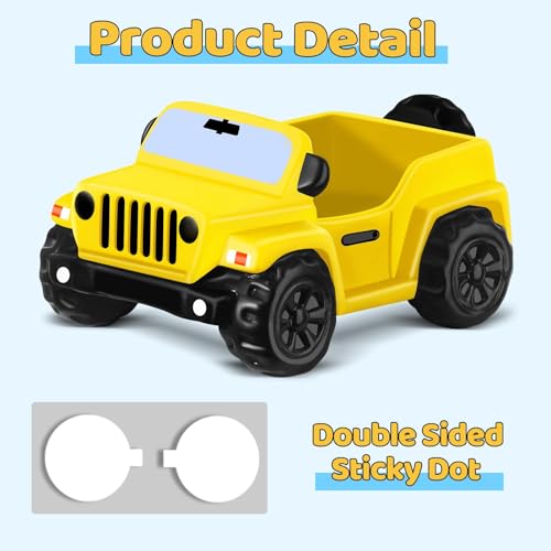 ANGGIKO 35 Inch Yellow Car Toy Match Most 2 in Rubber Ducks Ducks for Jeeps Vehicle Toys for Car Dashboard Decorations Accessory Rubber Duck Collection Easter Basket Stuffers for Kids Party Favors - Image 5