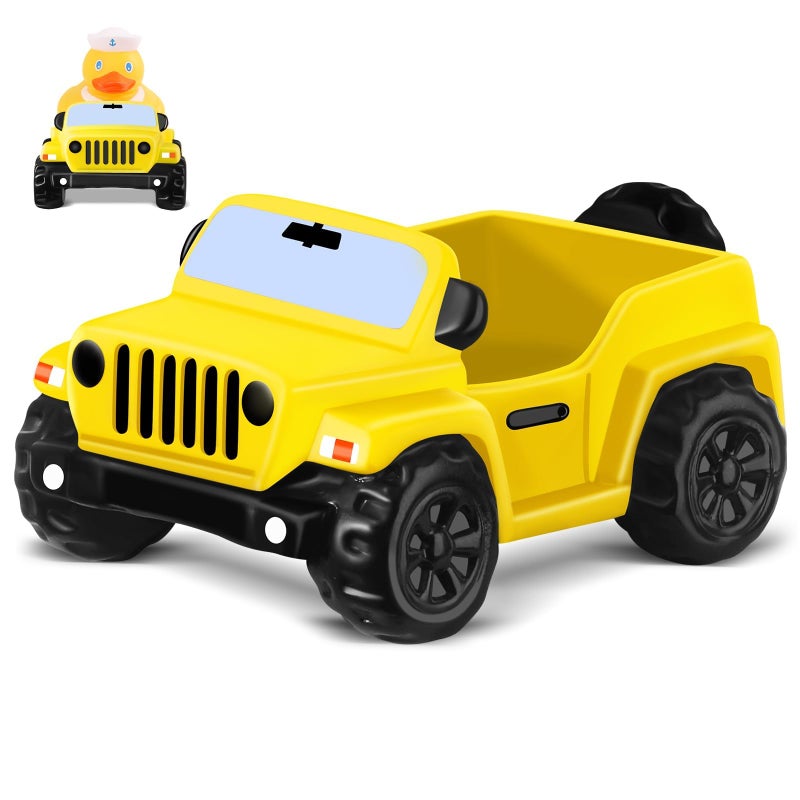 ANGGIKO 35 Inch Yellow Car Toy Match Most 2 in Rubber Ducks Ducks for Jeeps Vehicle Toys for Car Dashboard Decorations Accessory Rubber Duck Collection Easter Basket Stuffers for Kids Party Favors - Image 3