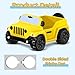 ANGGIKO 35 Inch Yellow Car Toy Match Most 2 in Rubber Ducks Ducks for Jeeps Vehicle Toys for Car Dashboard Decorations Accessory Rubber Duck Collection Easter Basket Stuffers for Kids Party Favors - Image 4