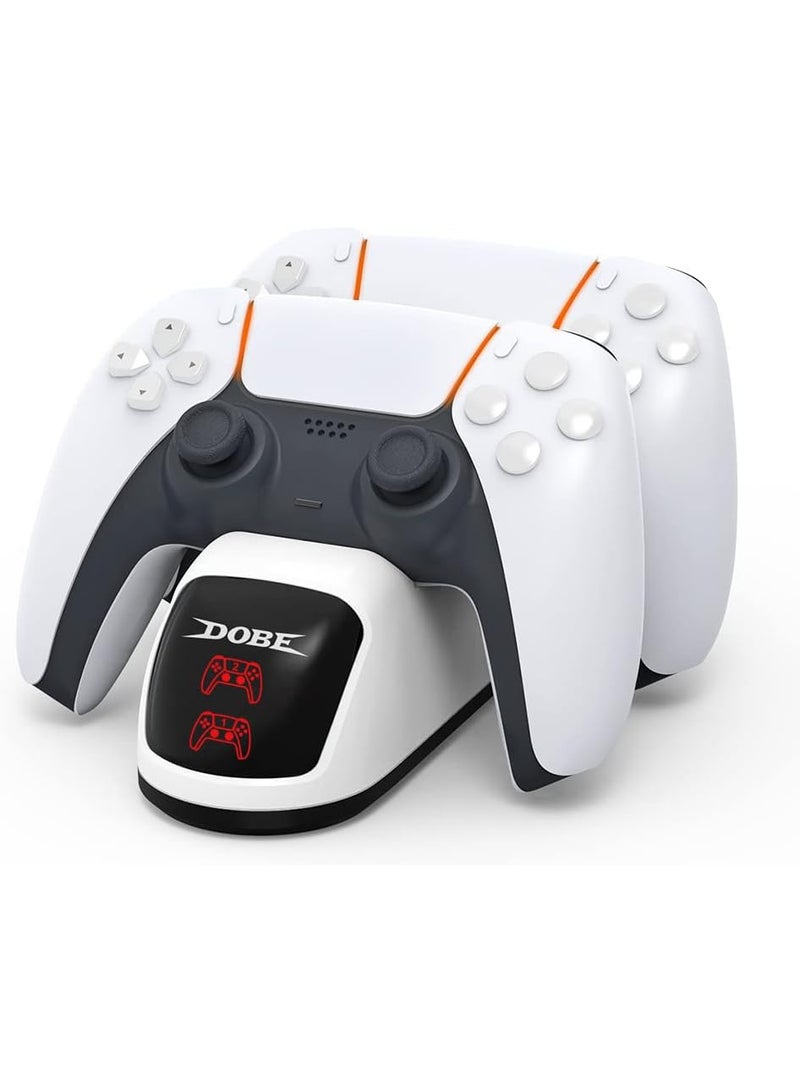 دوبي Charging Dock TP5-0515B for PS5 - White - Image 1