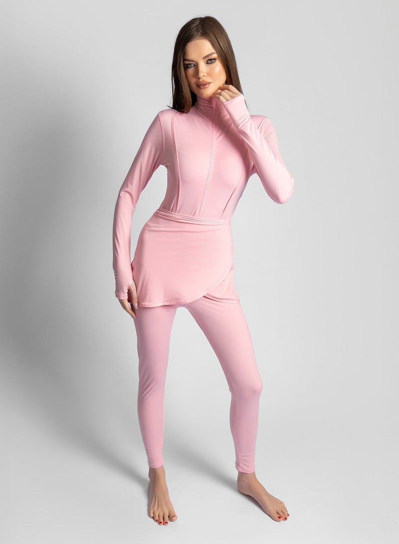 MINERVA SECRETS TICKLED PINK-MINERVASECRET EXCLUSIVE PREMIUM BURKINI - Image 1