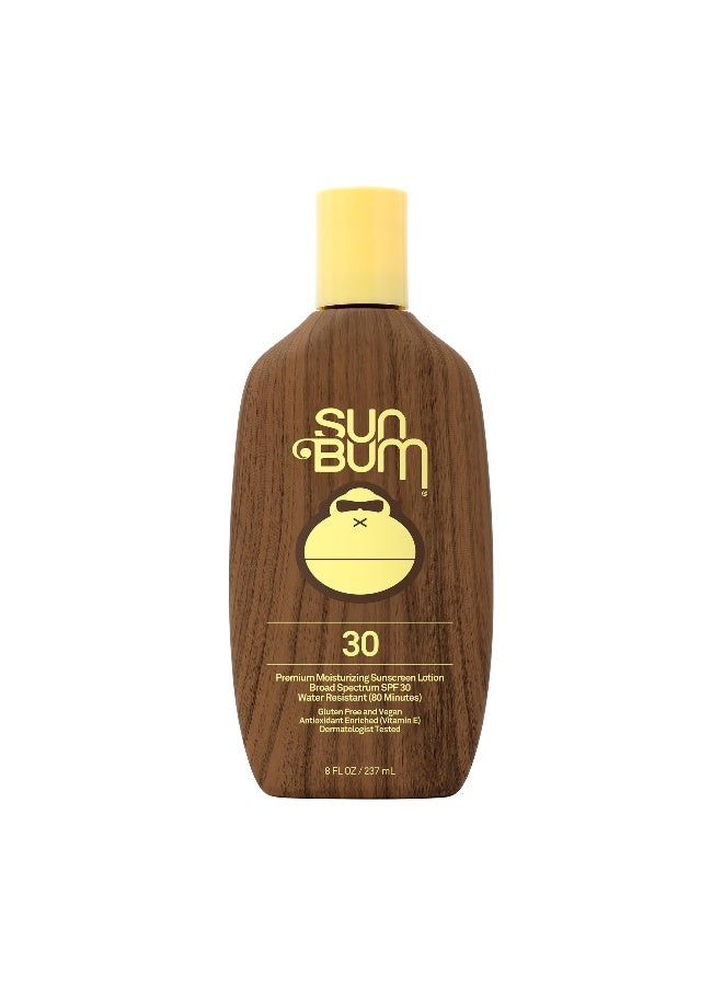 Sun Bum Original SPF 30 Sunscreen Body Lotion - Broad Spectrum Moisturizing Sunscreen with Vitamin E - Hawaii 104 Act Compliant (Made without Octinoxate & Oxybenzone) - 8 oz - Image 1