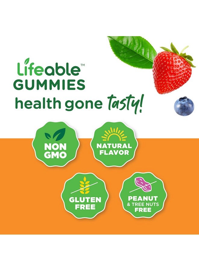 Lifeable Kids Calcium Magnesium Zinc Gummies | Calcium with Vitamin D3 | Great Tasting Calcium Supplements for Kids | Kids Calcium Gummies for Bone Health | Magnesium Calcium for Kids | 90 Gummies - Image 4