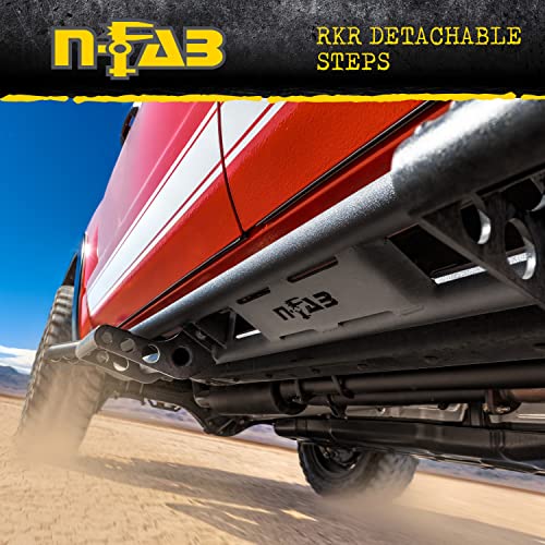 N-Fab RKR Detachable Steps (Sold In Pairs) | Textured Black | JPTS32 | Compatible With All RKR Rails by N-Fab - Image 5