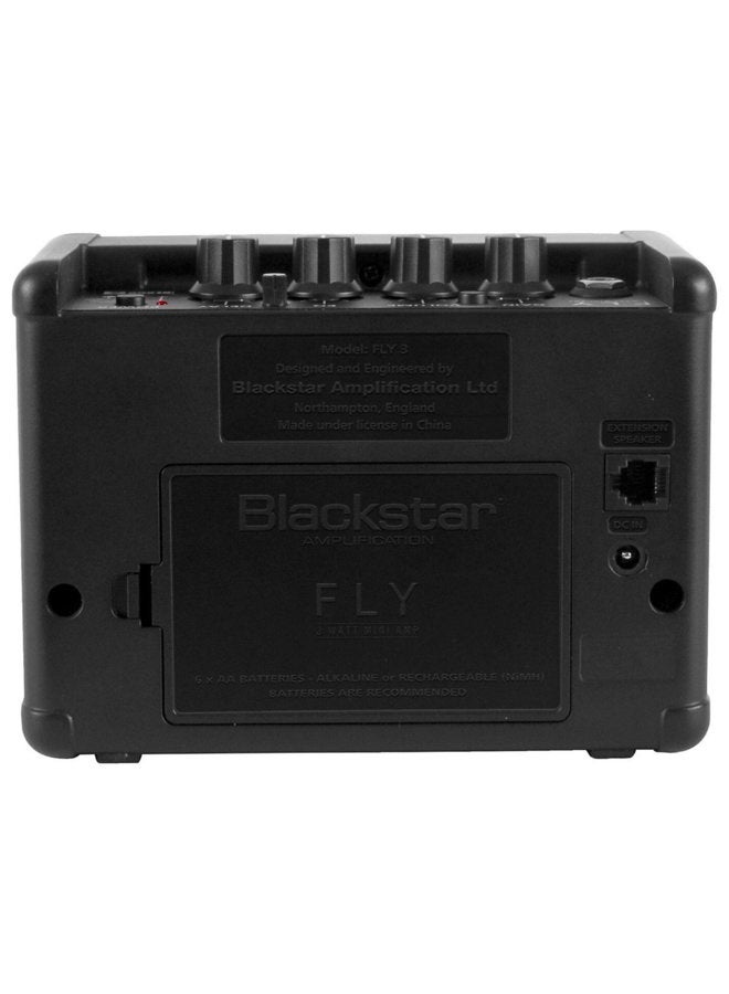 Blackstar Fly3 Stereo Pack - 6 Watt 2 x 3" Black Combo Amp with Extension Speaker - Image 3