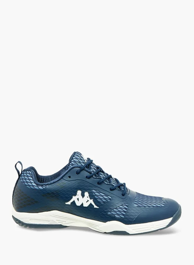 Kappa Mens Textured Lace-Up Sports Shoes with Pull Tabs