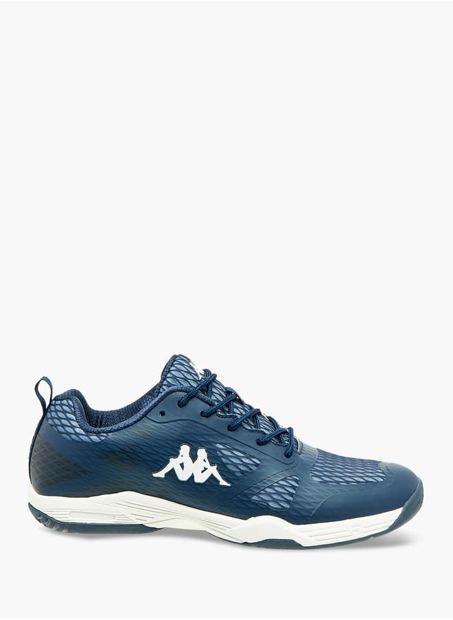 Kappa Mens Textured Lace-Up Sports Shoes with Pull Tabs  - Image 3