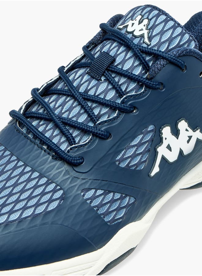Kappa Mens Textured Lace-Up Sports Shoes with Pull Tabs  - Image 4