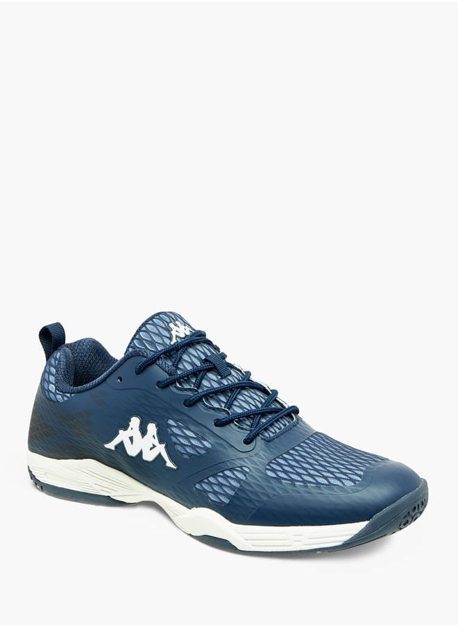 Kappa Mens Textured Lace-Up Sports Shoes with Pull Tabs  - Image 1