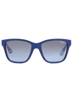 Vogue Full Rim Square Women Sunglass - VO 2896-S 2225/BF - Lens Size: 54 mm - Blue  - Image 1