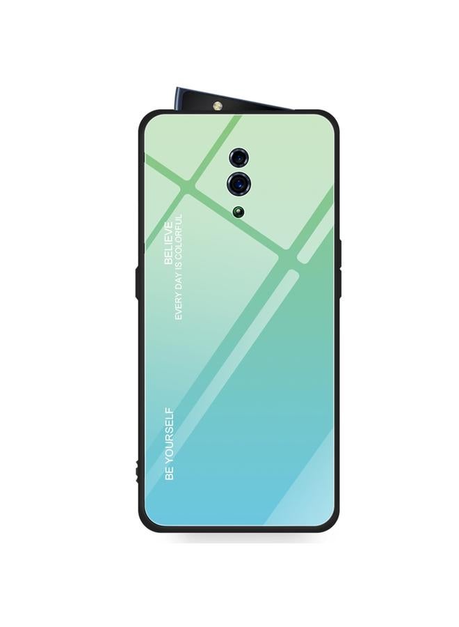 اس-توب جراب زجاجي متدرج اللون لهاتف OPPO Reno - Image 1