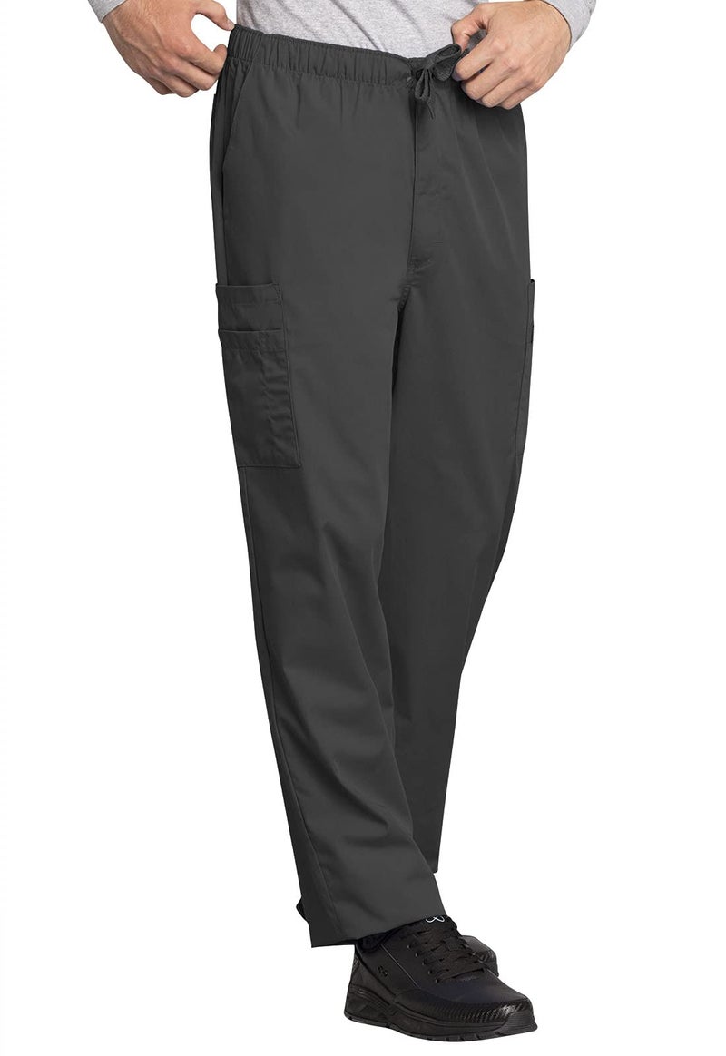 Cherokee Men's Originals Cargo Scrubs Pant, Pewter, Medium Short - Image 5