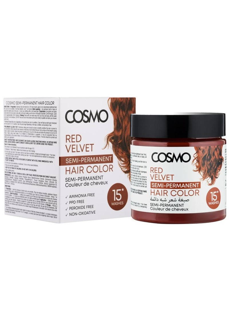 COSMO - Red Velvet Semi Permanent Hair Color 15 Wishes 120g - Image 1