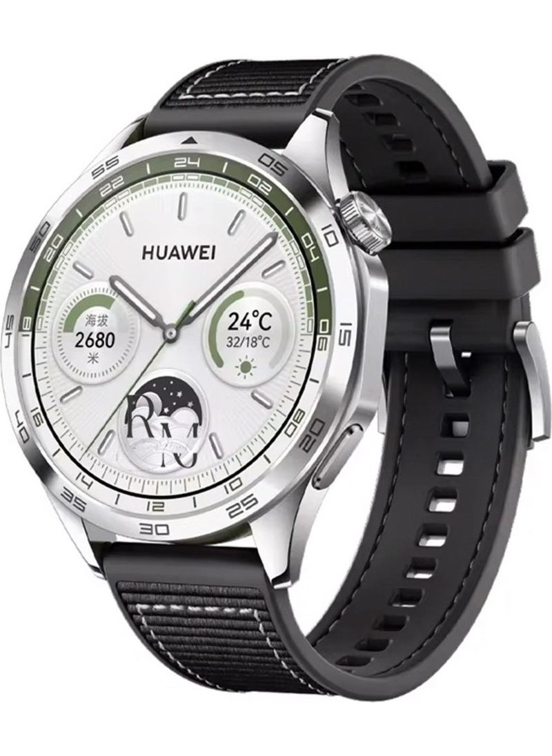 Redmud Teknoloji - Huawei Watch Gt5 Pro Gt4 Gt3 Pro Gt3 Se Gt2 Pro Gt2 46 mm Compatible Stitched Pattern Jazzy Sport Band - Image 1