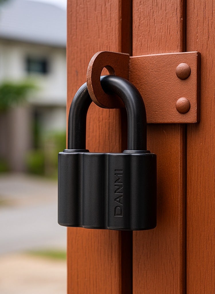 DANMI 75mm Heavy-Duty Padlock – Copper-Core Cylinder, Protected Body & Hardened Shackle + 3 Keys – Industrial/Outdoor Use – Model ART: 900375 - Image 5