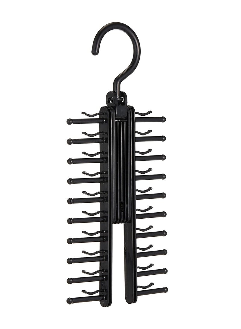 Cool Baby Tie Hanger Non Slip Adjustable Tie Rack With 20 Premium  Clips Neckties Organizer - Image 1