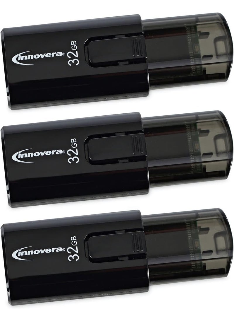 Innovera Innovera 82332 32 GB USB 30 Flash Drive 3PacK  - Image 1