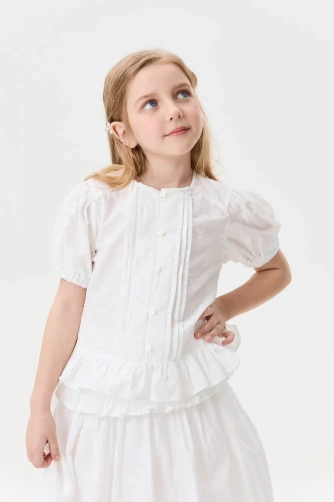 Tenda Button-up blouse with pleat details