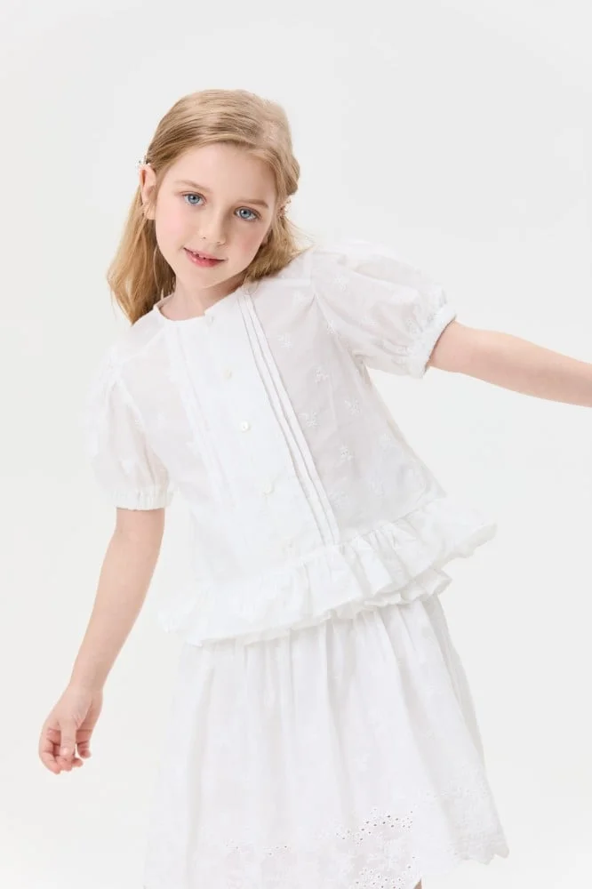Tenda Button-up blouse with pleat details