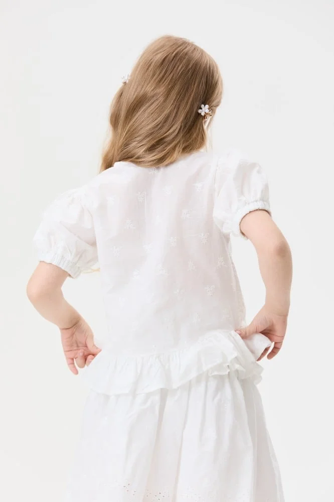 Tenda Button-up blouse with pleat details