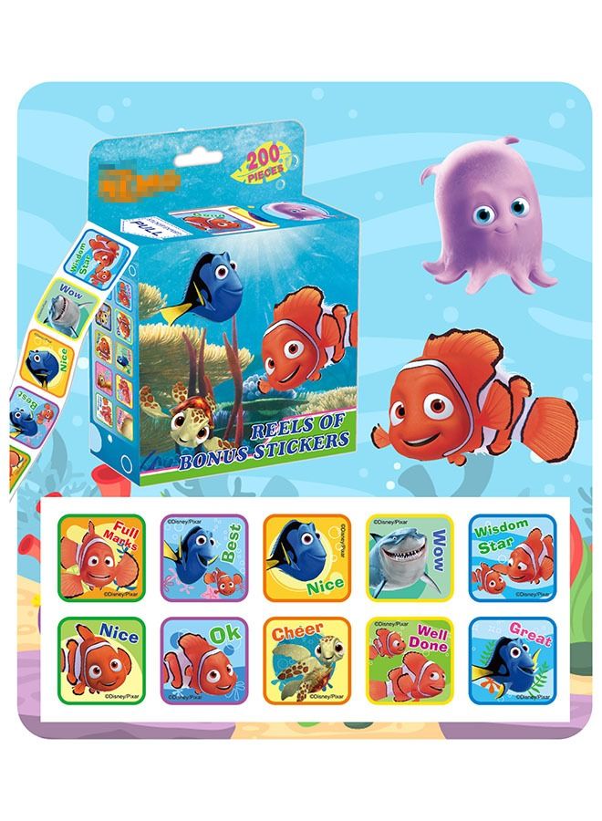 general 3 Piece Kids Cartoon Roll Stickers Baby Reward Sticker Set - Image 4