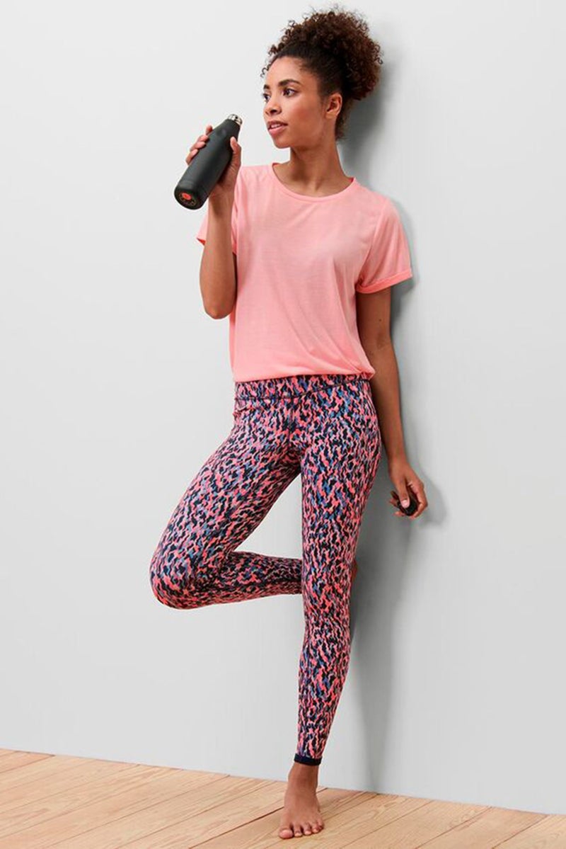 Tchibo Women Sportswear Fit Reversible Training Tights, Multicolor - Image 1