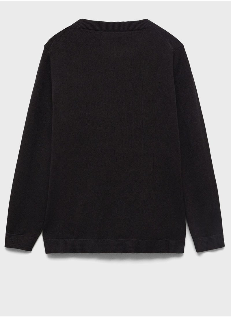 MANGO - Kids Essential Sweater - Image 1