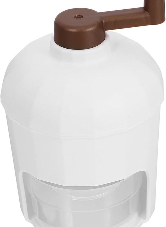 آلة تكسير وتقشير الثلج اليدوية مع قالب مكعبات الثلج للاستخدام المنزلي والحفلات - Image 1