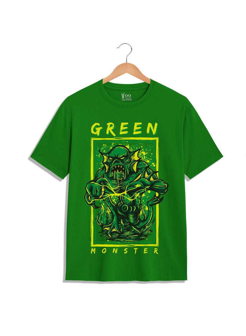 SHOP NEW ARRIVALS MERMAN THE GREEN MONSTER T-SHIRT Motivational Quote Graphic Tee for Men Women Inspirational Success Mindset Gift Unisex Comfortable Cotton - Image 1