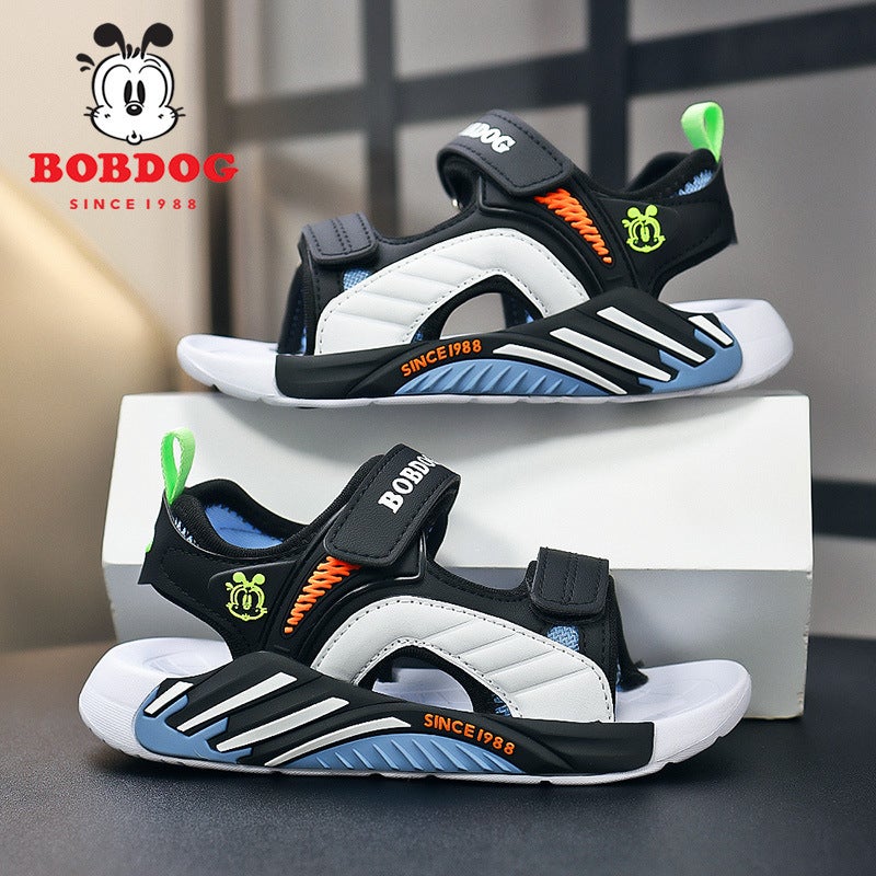 Babu Bean Boys Sandals Summer Boys Baby Children'S Beach Shoes Girls Soft Sole Wrap-Up Sandals - Image 2