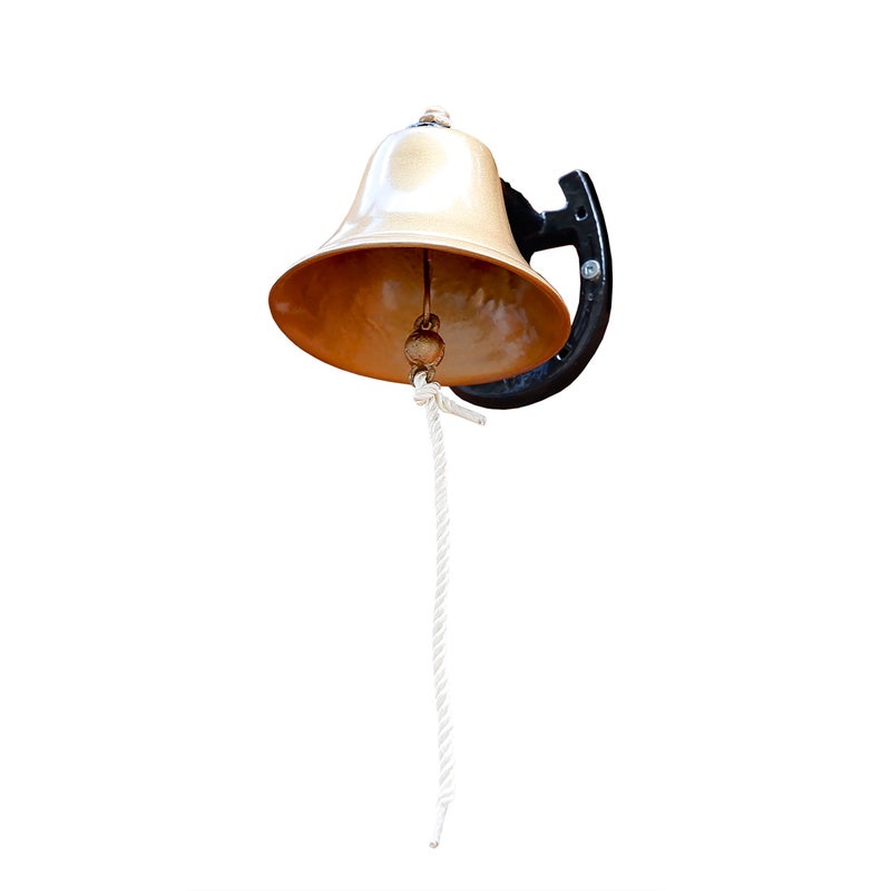 Gorilla Playsets 09-0001 Dinner Bell Swing Set Accessory with Attachment Mount, Gold - Image 1