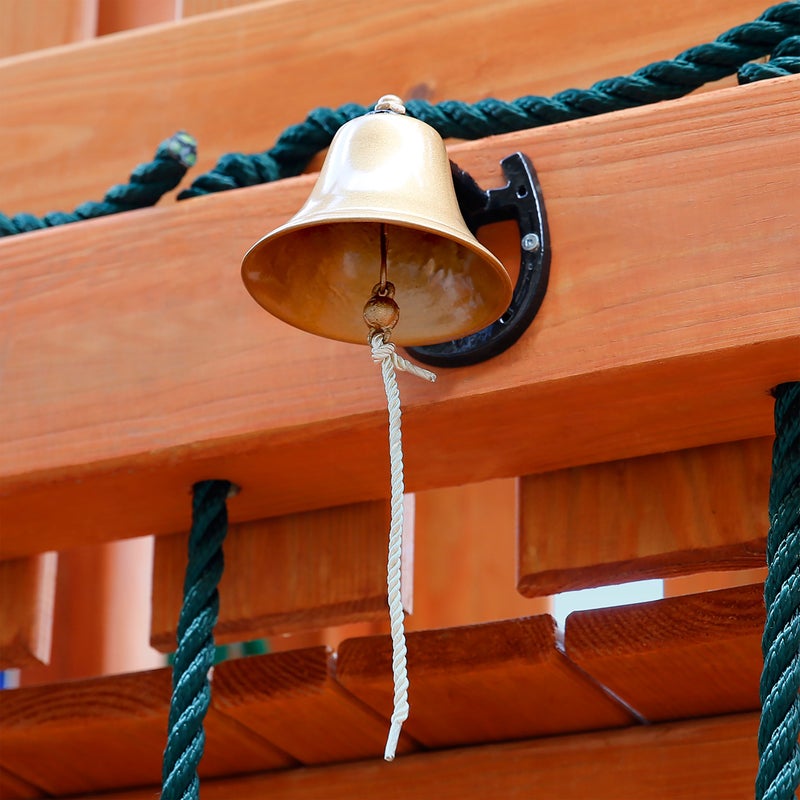 Gorilla Playsets 09-0001 Dinner Bell Swing Set Accessory with Attachment Mount, Gold - Image 2