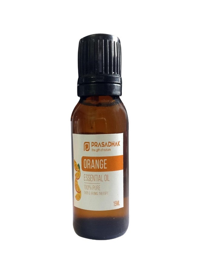 PRASADHAK Orange Essential Oil | 100% Pure And Natural | 15 ml - Image 1