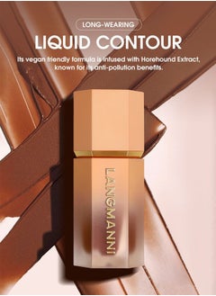 LANGMANNI كريم أساس سائل ثلاثي الأبعاد للوجه من Color Bloom Sun Sculpt، رقم 102  - Image 3