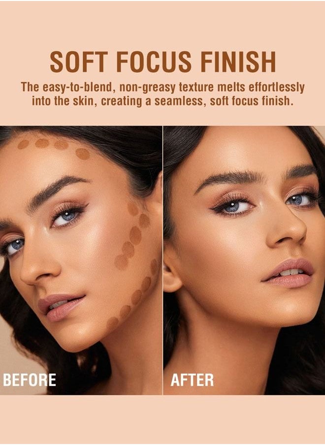 كريم أساس سائل ثلاثي الأبعاد للوجه من Color Bloom Sun Sculpt، رقم 102