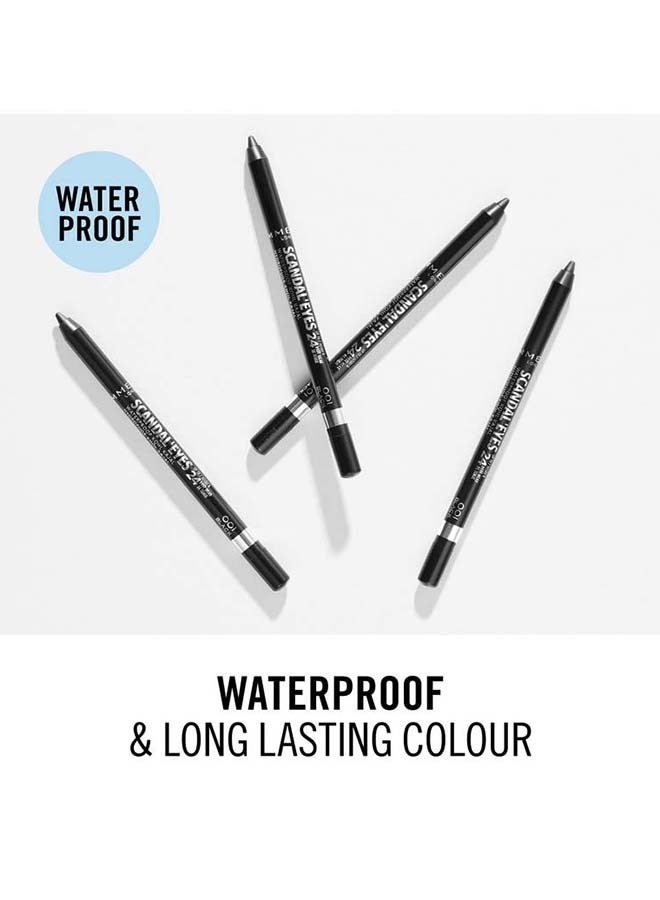 ريميل لندن كحل كاجال مقاوم للماء من ريميل لندن سكاندال آيز - 001 أسود للنساء - Image 4