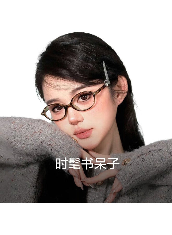 LOHO Oval Frame Bookworm Glasses For Myopia With Blue Light Blocking Lens, Compatible With Prescription, Zeiss Lens - Image 2