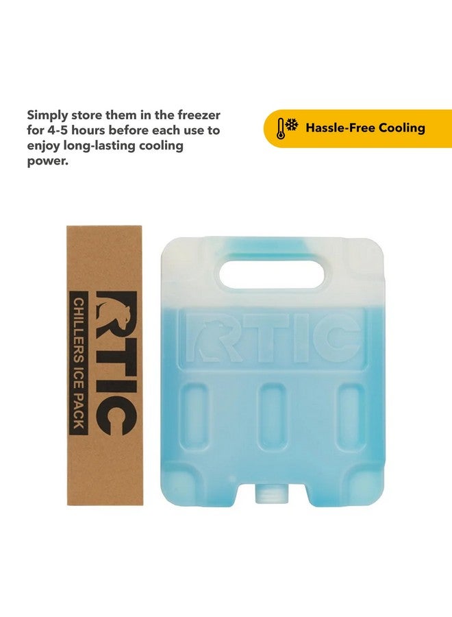 RTIC Refreezable Reusable Cooler Ice Packs Cold Ice Chest Pack Long-Lasting with Break-Resistant Design, for Food and Drink, Perfect for Travel and Storage, Large (2 Pack) - Image 3