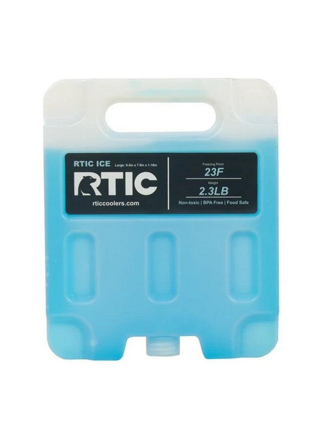 RTIC Refreezable Reusable Cooler Ice Packs Cold Ice Chest Pack Long-Lasting with Break-Resistant Design, for Food and Drink, Perfect for Travel and Storage, Large (2 Pack) - Image 1
