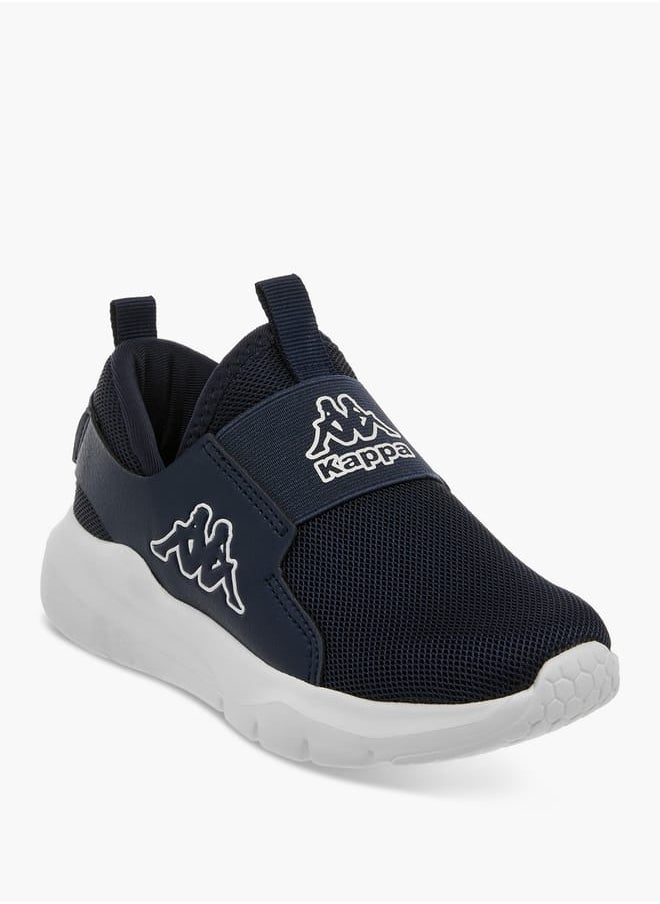 Kappa Boys' Logo Detail Slip-On Sports Shoes with Pull Up Tab  - Image 2