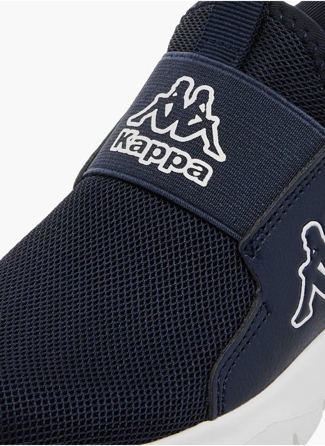 Kappa Boys' Logo Detail Slip-On Sports Shoes with Pull Up Tab  - Image 4