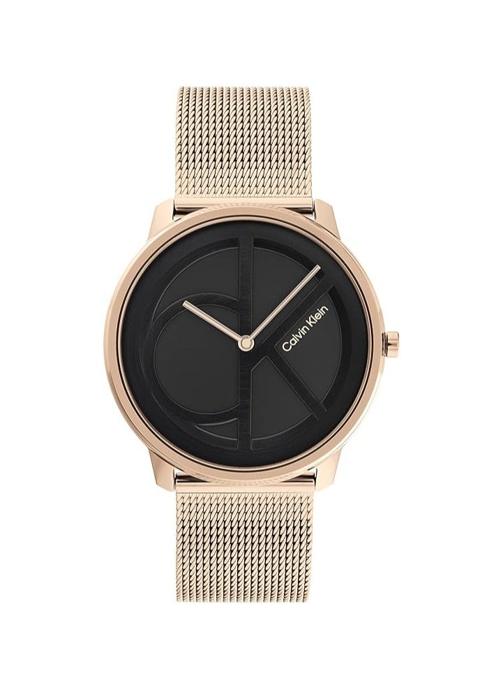CALVIN KLEIN Calvin Klein CK Iconic - Men's and Women's Quartz Wristwatch - Stainless Steel Bracelet - Water Resistant 3 ATM/30 Meters - Premium Fashion Timepiece for Every Occasion - 32mm 35mm 40mm  - Image 1