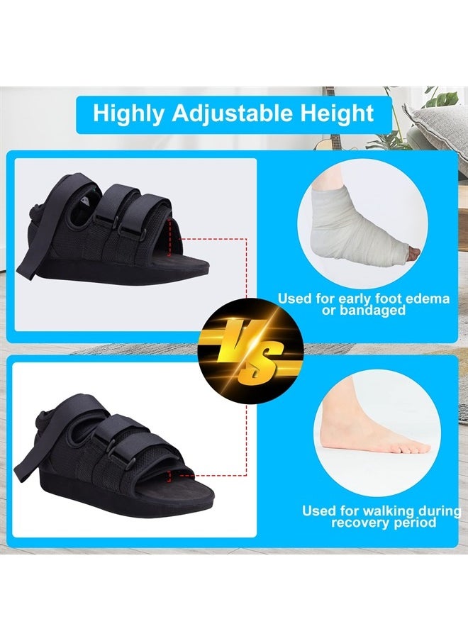 GHORTHOUD - Post op Shoes for Broken Toe Medical Walking Shoes Cast Foot Brace for Foot Surgery Operation,Fracture or Ulcer (XL) - Image 1