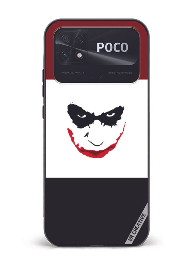VR CREATIVE Protective Case Cover For Xiaomi Poco C40 Joker Design Multicolour - Image 1